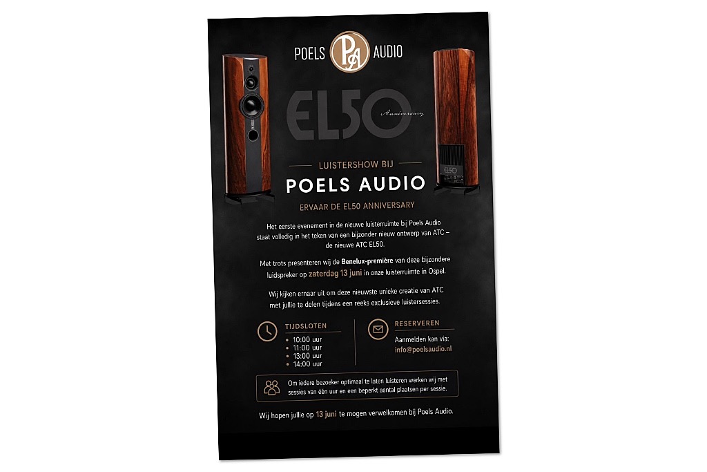 ATC EL 50 Presentation in Poels Audio’s New Listening Room ATC EL 50 Presentation in Poels Audio’s New Listening Room