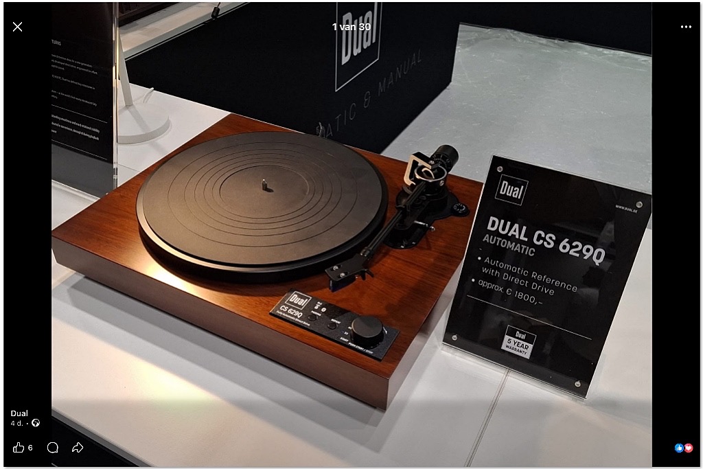 Dual CS 629Q Turntable with Smartphone App Control Dual CS 629Q Turntable with Smartphone App Control