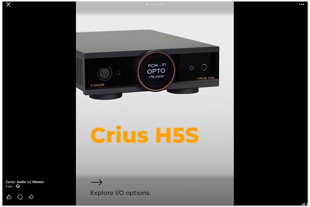 Canor Crius HS5 DAC, Preamplifier and Headphone Amplifier Canor Crius HS5 DAC, Preamplifier and Headphone Amplifier
