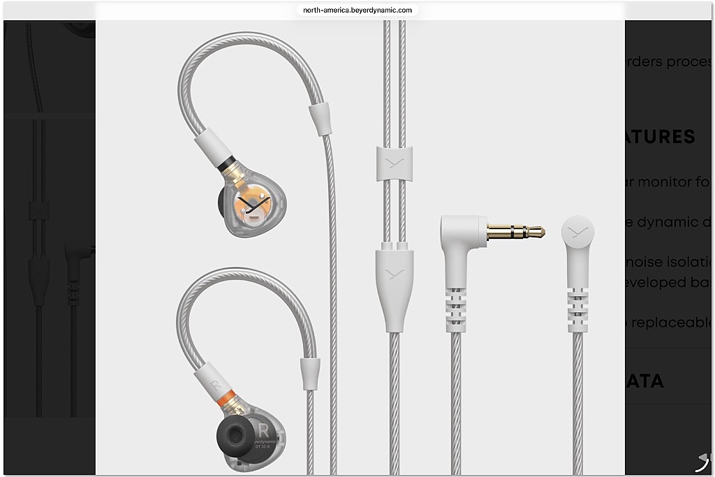 Beyerdynamic DT 30 IE In-Ear Monitors Beyerdynamic DT 30 IE In-Ear Monitors