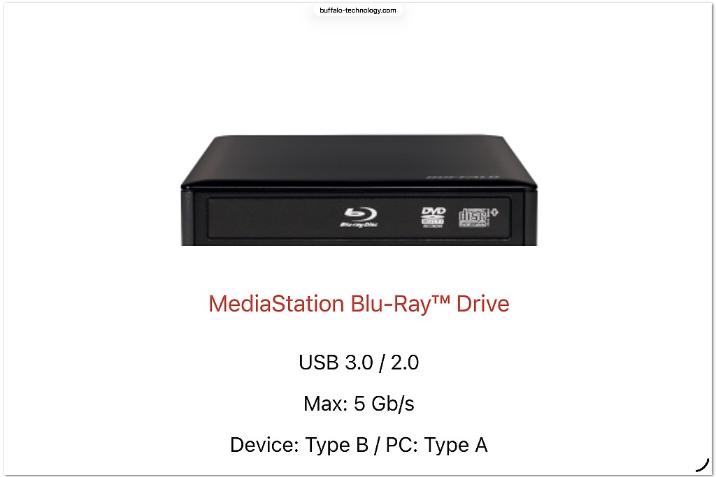 Buffalo blijft (nog even) Blu-ray drives maken Buffalo blijft (nog even) Blu-ray drives maken
