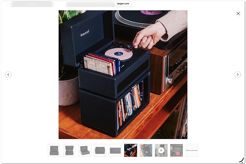 Tiny Vinyl platenspeler met Bluetooth Tiny Vinyl platenspeler met Bluetooth