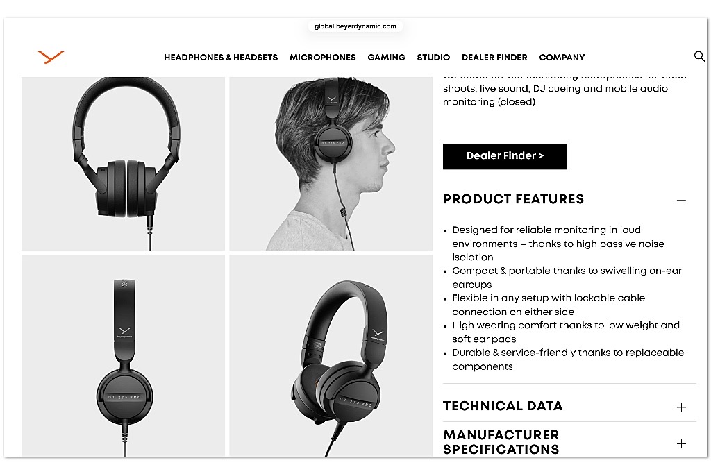 Beyerdynamic DT275 Pro Beyerdynamic DT275 Pro