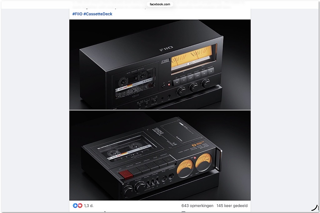FiiO Teases Cassette Deck Concepts FiiO Teases Cassette Deck Concepts