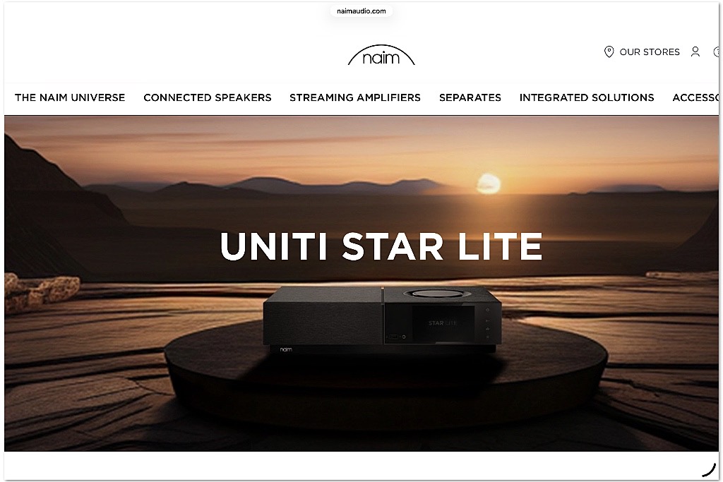 Naim Uniti Star Lite zonder cd-speler Naim Uniti Star Lite zonder cd-speler
