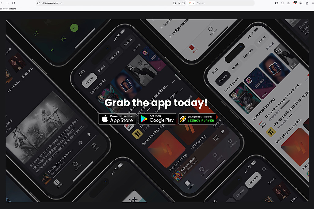 Winamp gaat samenwerken met Deezer Winamp gaat samenwerken met Deezer
