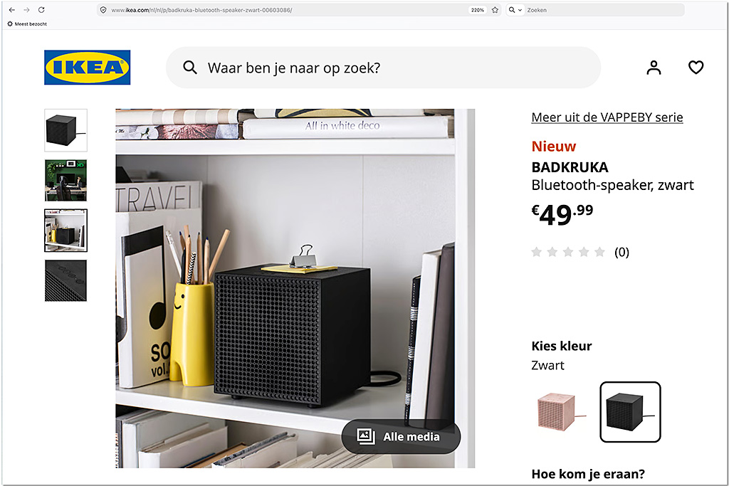 IKEA Badruka budget-Bluetoothspeaker IKEA Badruka budget-Bluetoothspeaker