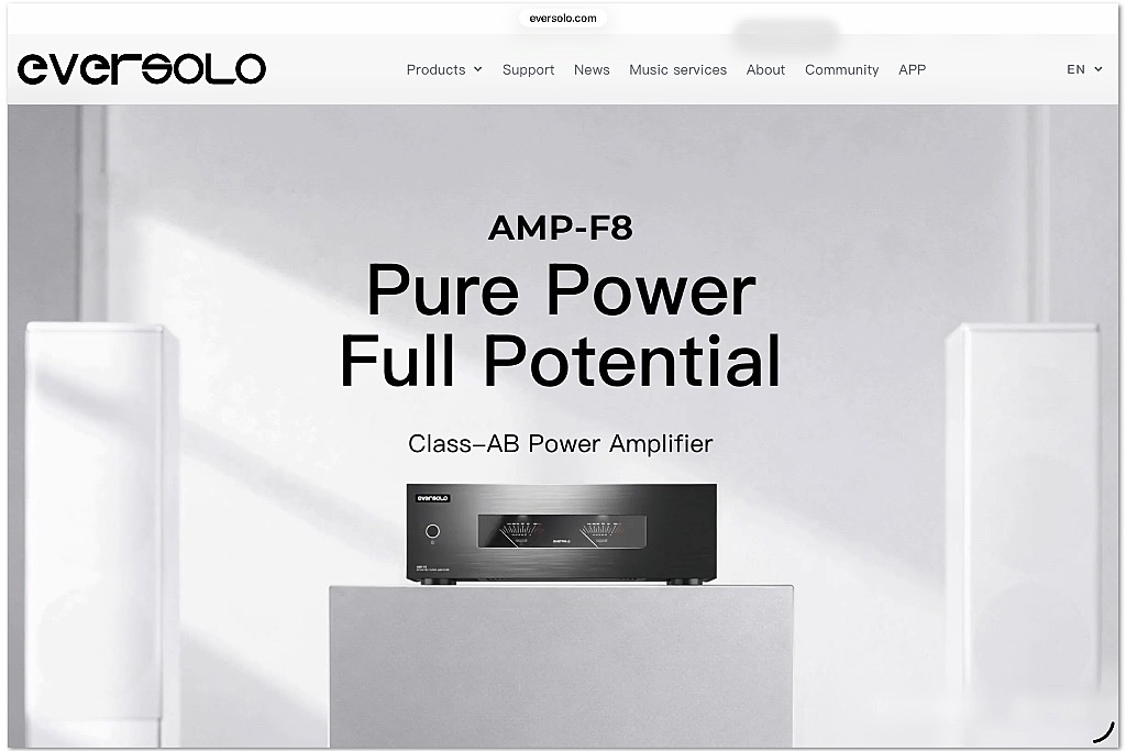 Eversolo AMP-F8 Power Amplifier Eversolo AMP-F8 Power Amplifier