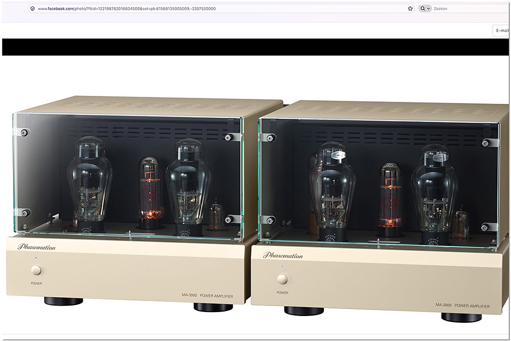 Phasemation MA-3000 300B Mono Tube Power Amplifier Phasemation MA-3000 300B Mono Tube Power Amplifier
